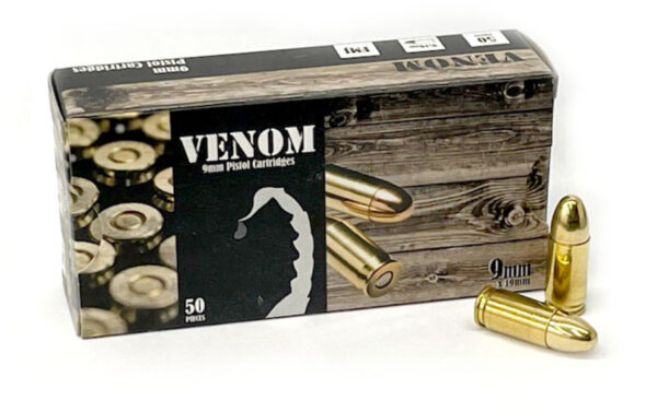 Buy 9mm – 115 Grain FMJ – Venom – 1000 Rounds